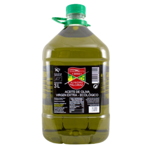Almazara de Alcaraz - Aceite de Oliva Virgen Extra Ecológico - 3 Garrafas de 3 L